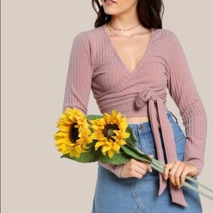 Bohemian Wrap sweater